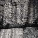 TWINNIS Super Soft Shaggy Rugs Fluffy Carpets, 6x9 Feet, Indoor Modern Plush Area Rugs for Living Room Bedroom Kids Room Nursery Home Decor, Upgrade Anti-Skid Rectangular Fuzzy Rug, Black Gray