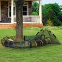 3-in-1 Cat Tent Set for Indoor and Outdoor Cat Enclosures(Pop Up Cat Tent and Tunnel) Cat Playpen X-Large Portable Cat Tunnel Play Tents for Cats Dogs and Small Animals