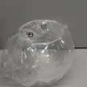 EDISHINE Pendant Lights Kitchen Island, Modern Gold Hanging Light Fixture with Clear Glass Globe Shade, Hardwired Adjustable Metal Rod for Dining Room, Entryway, 1 Pack