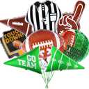 Football Party Decorations Football Shaped Foil Balloons,Touchdown Balloons for Football Game Tailgate Party Decorations