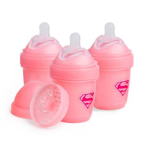 Batman DC Comics - Herobility Double Anti-Colic Baby Bottles  5 fl oz/140ml  3-Pack