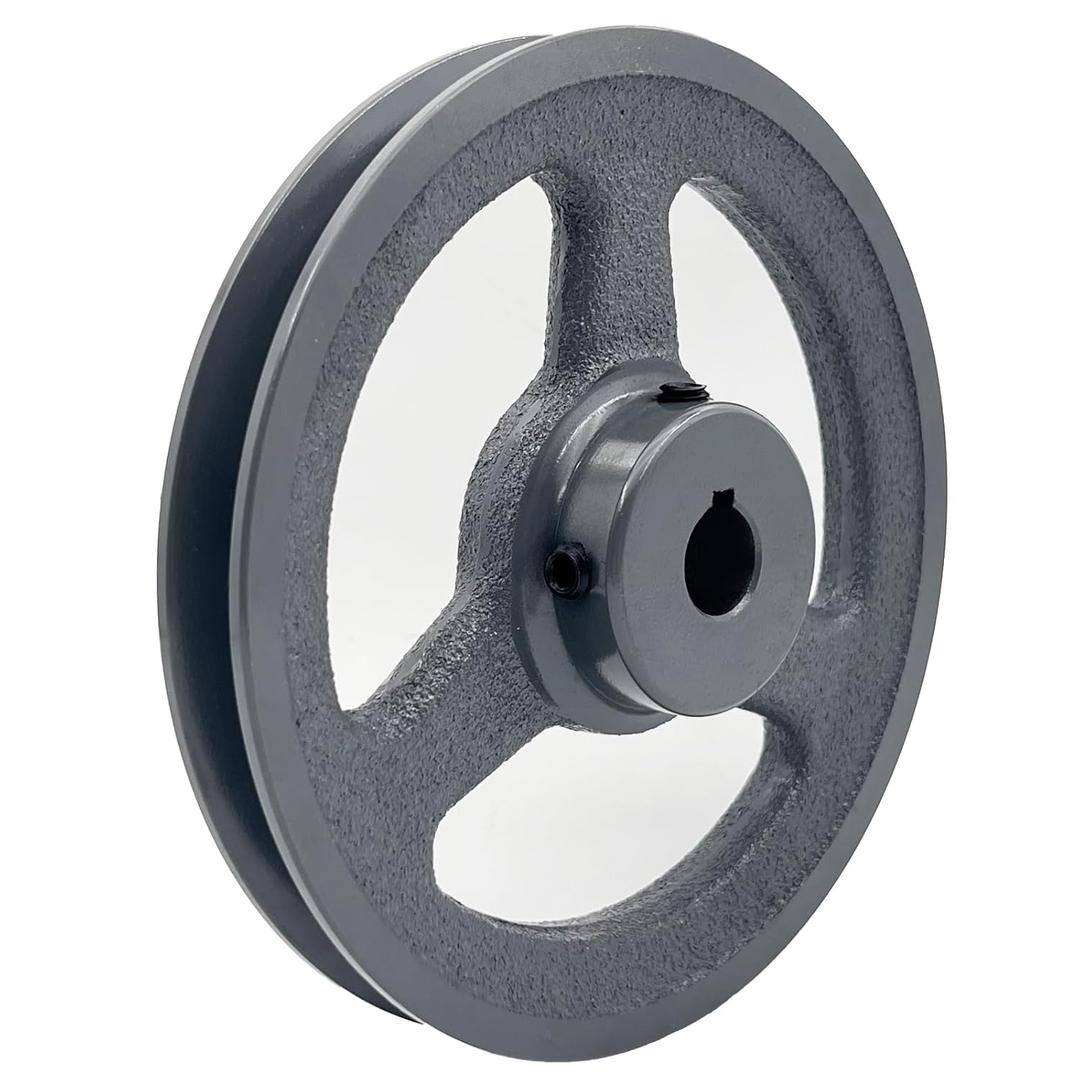 AK61-5/8 Sheaves,v Belt Pulley 5/8 inch Bore 5.95" OD,Motor Pulley Cast Iron for A AX 3L 4L V-Belts,AK6158 Pulley