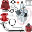 YOXUFA VM22 Carburetor 212cc Stage 1 Kit Replacement for Predator 212 224cc 196cc 6.5hp Engine Coleman BT200X CT200U CT200U-EX KT196 Baja Warrior MB200 GX160 Mini Bike Go Kart Parts