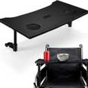 Wheelchair Tray Table with Cup Holder for Adults Folding Dining Table Board