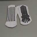 Lux Dual Grip Socks - Soccer Grip Socks for Men and Women. GripArray Performance & Comfort (Large, White)