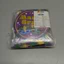 JOYIN 25 PCS Assorted Mardi Gras-Themed Set with 24 Hanging Swirls and 1 Strings with Garland Party Decorations Supplies