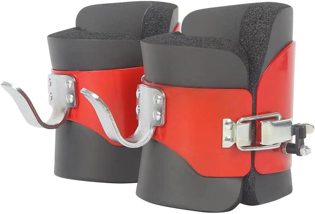 TONYKO Anti Gravity Inversion Boots for Stress Relief and Fitness (Red)