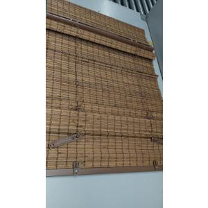 CHICOLOGY Bamboo Roman Shades - Customer Favorite Blackout Blinds for Windows, Premium Quality, Ideal for Home, Moose (Blackout) Brown, 23" W X 64" H