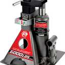 Powerbuilt 3 Ton, Bottle Jack and Jack Stands in One, 6000 Pound Capacity, All-in-One Car Lift, Heavy Duty Vehicle Unijack, Wide Base, 620471