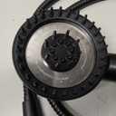 PWERAN Filtered Shower Head with Handheld, High Pressure 4 Spray Mode Showerhead with Filters, Water Softener Beads for Hard Water with ON/OFF Switch for Pets (5 inch Panel, Matte Black)