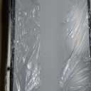 Arched Full Length Mirror, 58"X18" Large Full Body Mirror, Black
