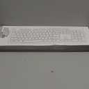 Backlit Wireless Keyboard, 2.4G Silent Wireless Light Up Keyboard, Full Size Computer Keyboards with 7 Colored Backlits, Rechargeable Keyboards for Windows, PC, Laptop (Black, Normative)