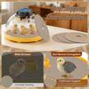 2 x 12 Pack Upgraded Corrugation Hatching Mat with Ventilation Holes, Textured Disposable and Absorbent Hatch Floor Covering, for Stable Chick Footing and Humidity Balance in 24-Egg Incubators
