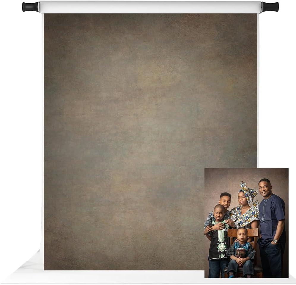 Kate Abstract Painted Style Photography Backdrop Brown Old Master Backdrop Texture Art Portrait Photography Backgrounds for Headshoot Pictures,10x8ft (8x10ft)
