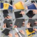 Tinlade 6 Pcs End of Year Graduation Tables Centerpieces Class of 2026 Graduation Card Box Holder Paper Book Stack Sign Table Toppers Congratulation for High School College Bachelor Party(Blue)
