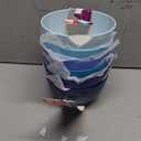 French Bull Melamine Small Bowls, 6-Piece Set, Small Serving Bowl  Snack, Condiment, Dip, Dessert, Ice Cream  Shatter Proof, Food-Safe, BPA Free, Dishwasher Safe, 5.5 22 oz - Shades of Blue