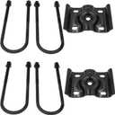 Rear Axle Leaf Spring U-Bolt & Plate Bracket Kit Compatible with 1999-2010 Ford F-250 F-350 Super Duty
