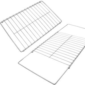 2Pack Adjustable Extendable Oven Rack, Wire Racks, Universal Telescopic Oven Cooker Shelf Rack For Whirlpool Frigidaire GE Kenmore Ovens. Adjusts from 14.5 Inches - 25.5 Inches Wide.