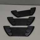 Universal Pot Lid Organizer for Cabinet - Upgraded Patented Niceyos 3 Pack Inside Cabinet Door Wall Mount Pan Top Storage Organizer Rack Holder for Kitchen, Fits 6" to 13" (Black)