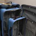 Rockland Journey Softside Upright Luggage Set,Expandable, Turquoise, 3-Piece (/19/24/28)