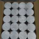 24 Pcs Plastic Jars, 16 OZ Plastic Jars with White Lids Clear Airtight Slime Containers Refillable Round Empty Storage Containers Jar for Kitchen & Household Dry Food Storage