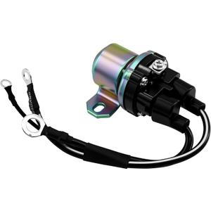 12V Switch Control Relay Solenoid 10511414 Compatible with Delco 39MT REMY PLGR Starter Replace 10527449 10538109 10516526 10518028 67-1809 4 Terminal