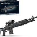 Nueris 1:1 MK14 Building Blocks Sets - 1468 PCS Model Guns Collection Toy Building Bricks Sniper Set Shootable - Simulation Militarily Toy Lovers for Kids and Adults Gift