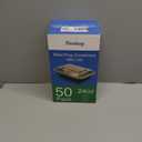 50 Pack (100-Piece) 24 oz Meal Prep Containers Reusable with Lids, Sturdy Leakproof & Food Safe, Microwave, Freezer, Dishwasher Safe Prep Containers, To Go Take Out Plastic Food Storage