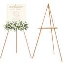 Wood Easel Stand for Display: Wooden Tripod for Poster Board - Wedding Easel