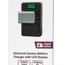 ZGEAR - Universal Camera Battery Charger W/LCD Charge Display