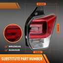 Tail Light Assembly Right Compatible with Forester 2017-2018 Rear Tail Lamp Passenger Side 84912SG141 SU2819109 (Right)