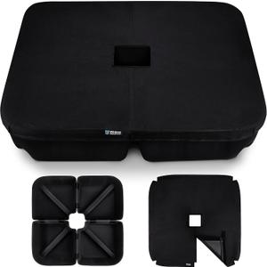 Rhino BaseMate EVA Material - Patio Umbrella Base Weights up to 200 Lb. | for Cantilever Umbrella, Regular Umbrella, or Any Offset Umbrella Base | 4-Part, 900D Heavy-Duty, All-Weather (Square)