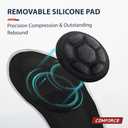 Golfer Elbow Brace for Men & Women with Removebale 3D Air Cushion Paded, Lightweight Adjustable Tennis Elbow Brace for Tendonitis Pain Relief, Elbow Support for Sport