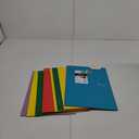 Five Star 4-Pocket Folder, 6 Pack, Paper Folder, Fits 3-Ring Binders, Holds 8-1/2" x 11" Paper, Assorted Colors (38058) (Black, Blue, Red, Green, Purple, White)