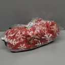 PAVILIA Christmas Throw Blanket | Red Snowflake Christmas Fleece Blanket | Soft, Plush, Warm Winter Cabin Throw, 50x60 (Red/White Snowflake)