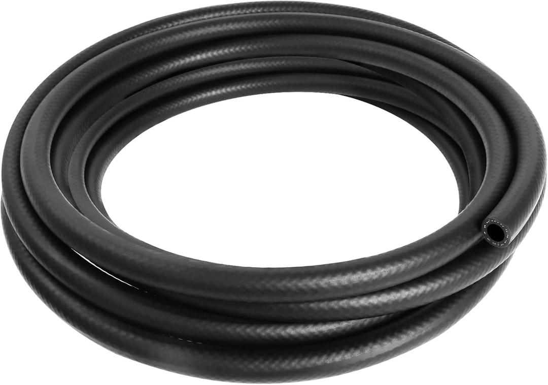 3/8 Inch (10mm) ID Fuel Line Hose, 10 FT 300PSI Push Lock NBR Rubber Hose for Automotive