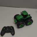 Remote Control Tractor Toys for Kids 3-5, Light Up Monster Trucks Toy for Boys 3,4,5,6,7 Year Old, Toddlers RC Farm Vehicle Toys for Ages 3-7 Years Old, Ideal Birthday Toys Gift for Boys Girls