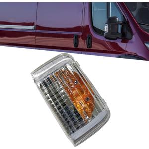 Passenger Right Side Mirror Indicator Turn Signal Light Housing Compatible with ProMaster 1500 2500 3500 2014-2024