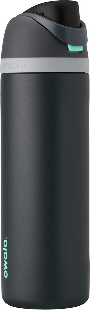 Owala FreeSip Insulated Stainless Steel Water Bottle with Straw for Sports, Travel, and School BPA-Free Sports Water Bottle, 32 oz