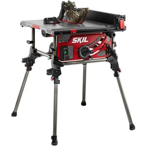 SKIL 15 Amp 10-Inch Jobsite Table Saw with Folding Stand-TS6307-00
