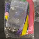 12 Pack Cruise Lanyard with Waterproof ID Card Holder, Colorful Solid Color Durable Lanyard with Badge ID Holder for Badge Card and Carnival Sail (Assorted Rainbow 6 Colors, 12 Pack)