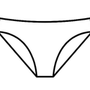 King Story Women's Panties, 2 Packs 165/88A