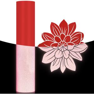 GIRAFVINYL Reflective Vinyl, 12" x 6 FT Red Reflective Permanent Vinyl for Crafts, Decals, Bikes, Motorcycles, Helmets, Mailboxes
