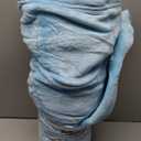 Hansleep Fleece Light Blue Queen Blanket, Super Soft Flannel Fuzzy Plush Cozy Blanket for All Seasons, Light Blue, Queen 90x90 Inches