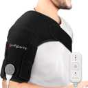 Comfytemp Shoulder Heating Pad for Rotator Cuff, Heating Pad for Shoulders with Brace, Electric Heated Shoulders Wrap for Men Women Mom Dad, 3 Heat Settings, 2H Auto-Off (S/M)