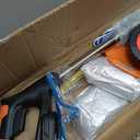 Electric Weed Wacker, 21V Battery Powered Weed Eater with Wheels, One Size