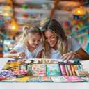 1000 Piece Puzzles for Adults,Book Jigsaw Puzzle,Flower Handbook Puzzles 1000 Pieces,Creative Games and Gifts Difficult Floral Puzzle Home Decor Toy for Adults Elders (27.5"x19.6"), 1:1 Poster