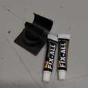 Shower Head Holder All Meta lHandheld Shower Wand Bracket Adhesive Shower Wall Mount Holder Brass Shower Spray Holder Black, Drill Free Glue Installation