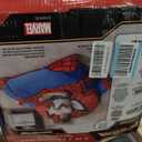Marvel Spider-Man Oversized Kids Floor Lounger,Soft Plush Chair with Pillow & Cushion, Comfortable Portable Nap and Play Mat for Bedroom or Playroom
