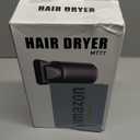 Ionic Hair Dryer, Arhhn Powerful 1875W 110,000 RPM Professional Hair Dryer with Diffuser, Lightweigh Low Noise Blow Dryer for Fast Drying, Lightweight Hairdryer for Home,Travel,Gifts, Hair Styling (Gray/Pink)